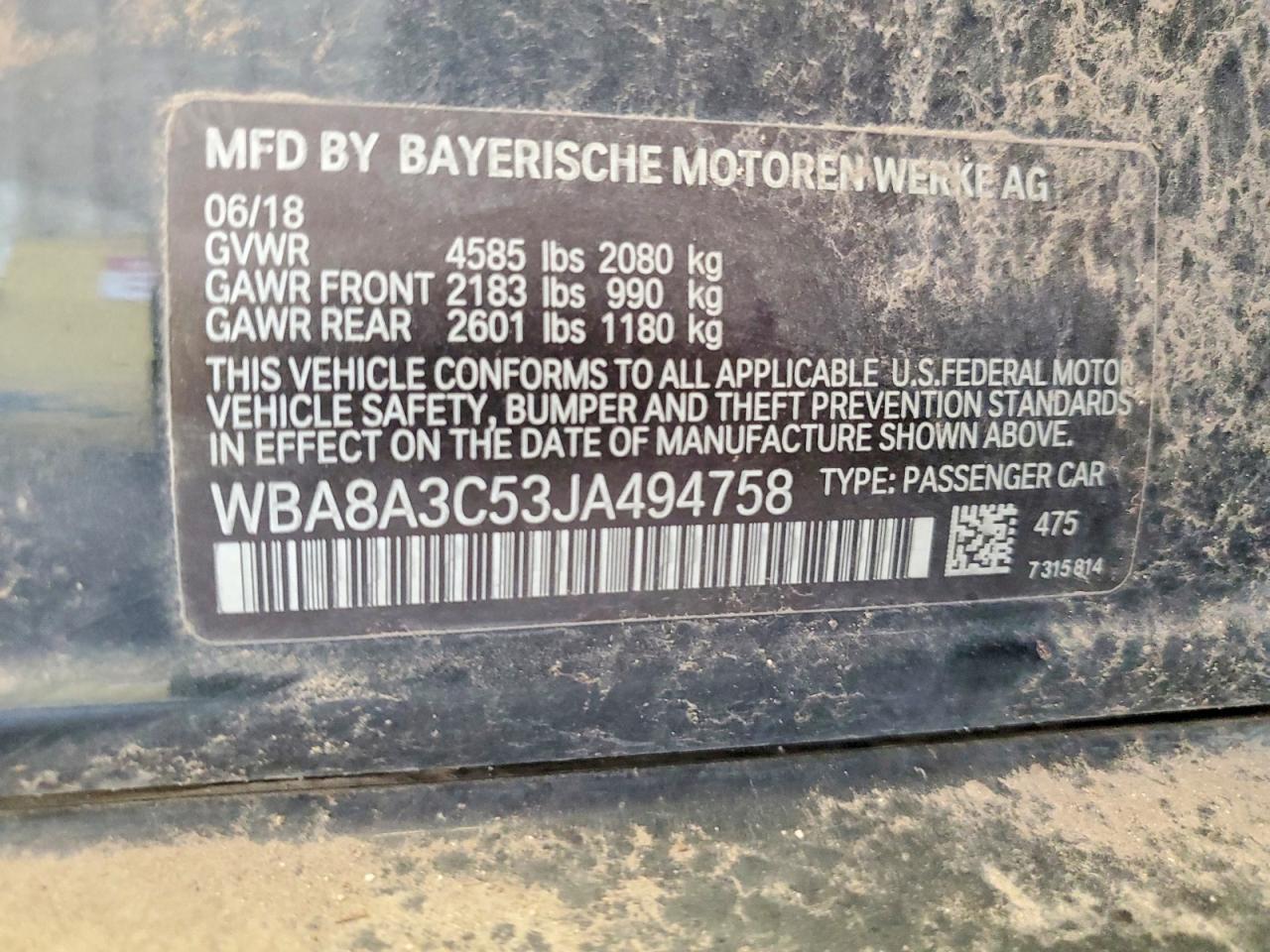 2018 BMW Seria 3 320i - zdjęcie 12