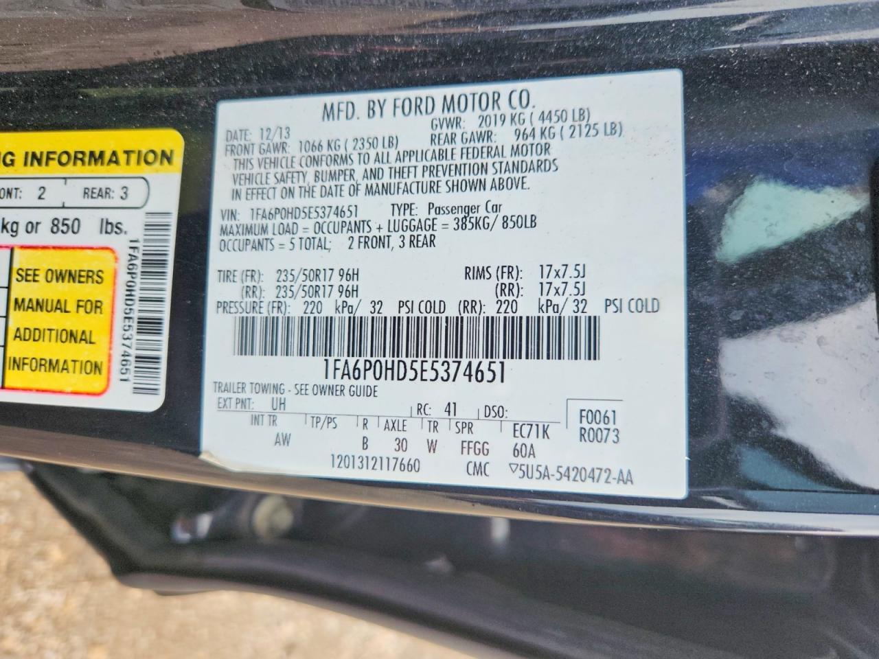 2014 Ford Fusion Se - zdjęcie 12