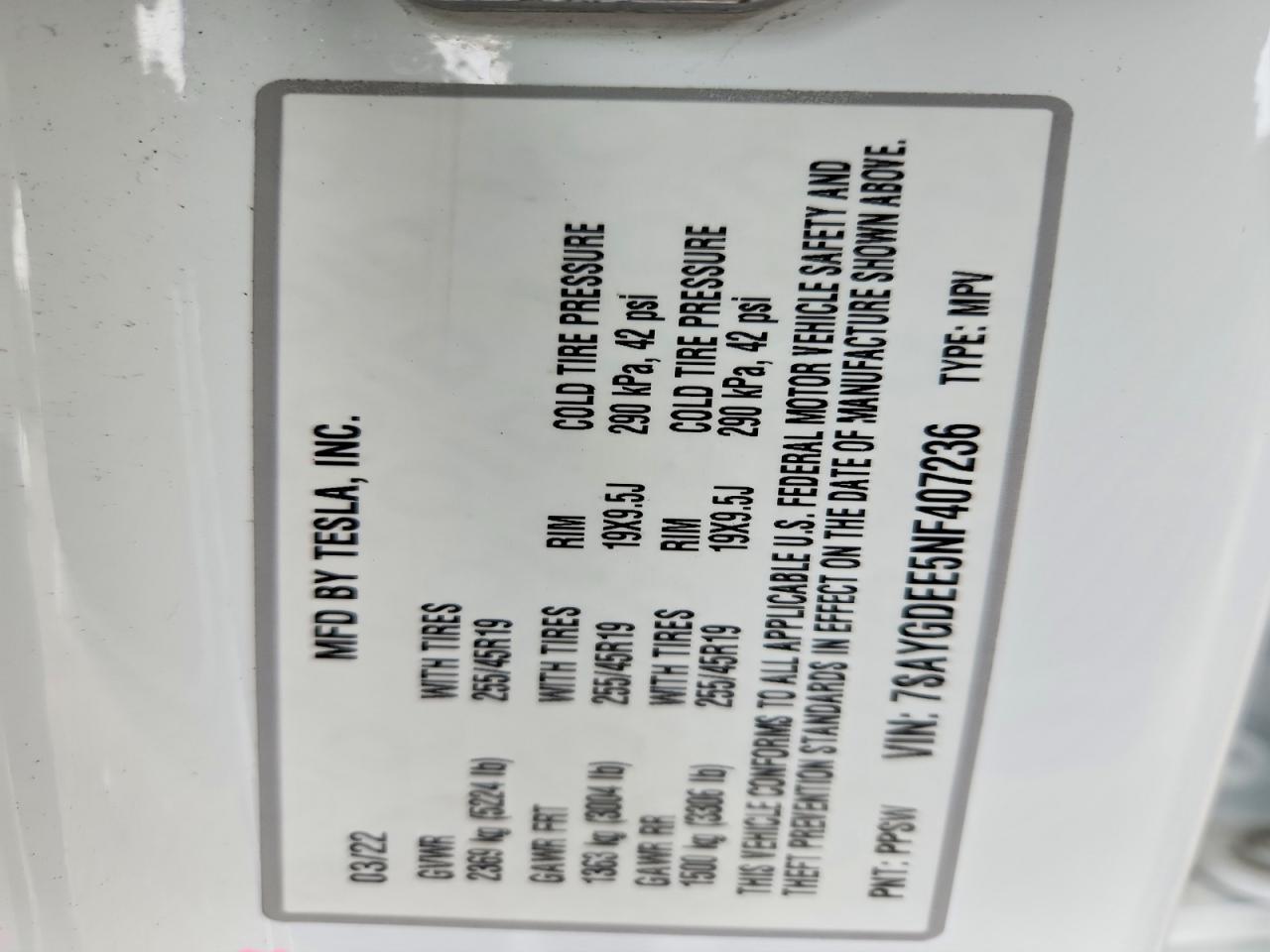 2022 Tesla Model Y - zdjęcie 13