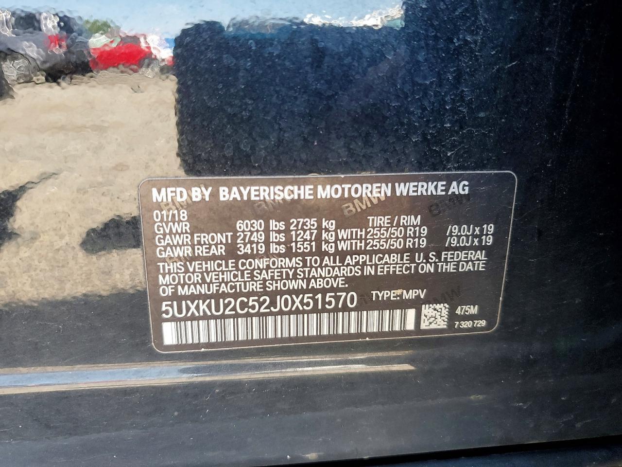 2018 BMW X6 xDrive35I - zdjęcie 13