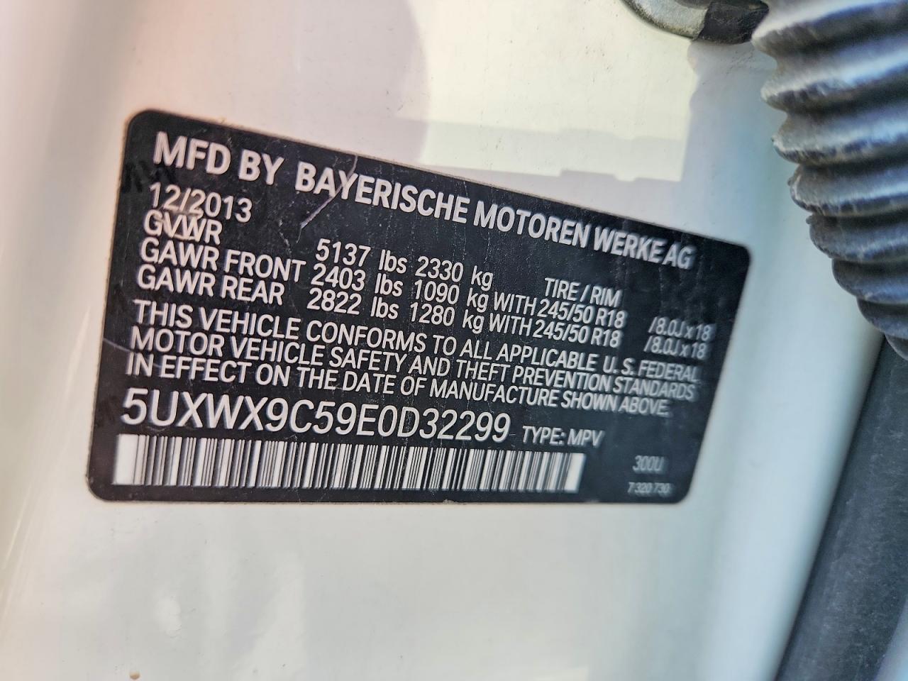 2014 BMW X3 xDrive28I - zdjęcie 12