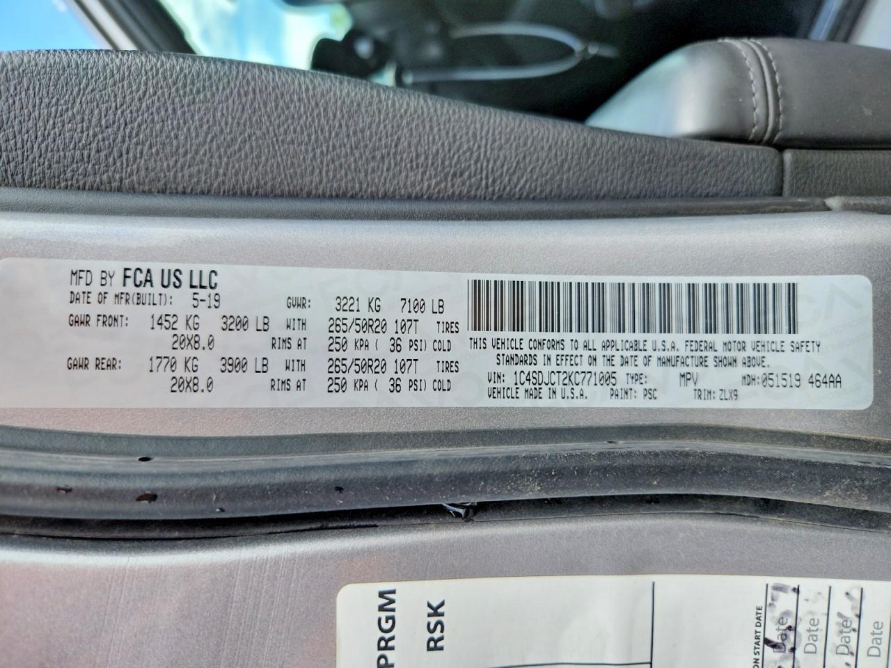 2019 Dodge Durango R/T - zdjęcie 13