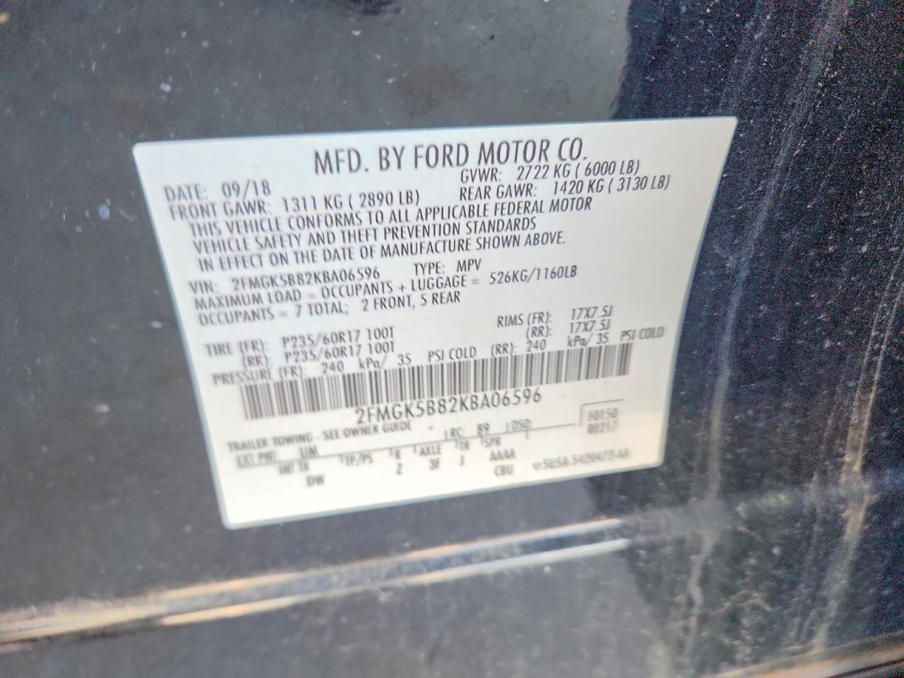 2019 Ford Flex Se - zdjęcie 14