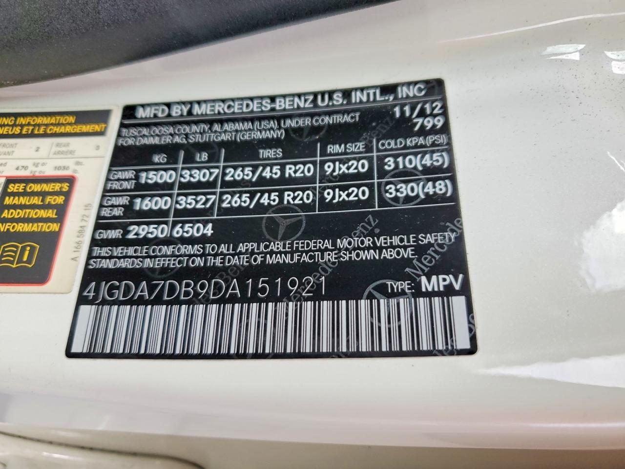 2013 Mercedes-Benz Ml 550 4Matic - zdjęcie 13