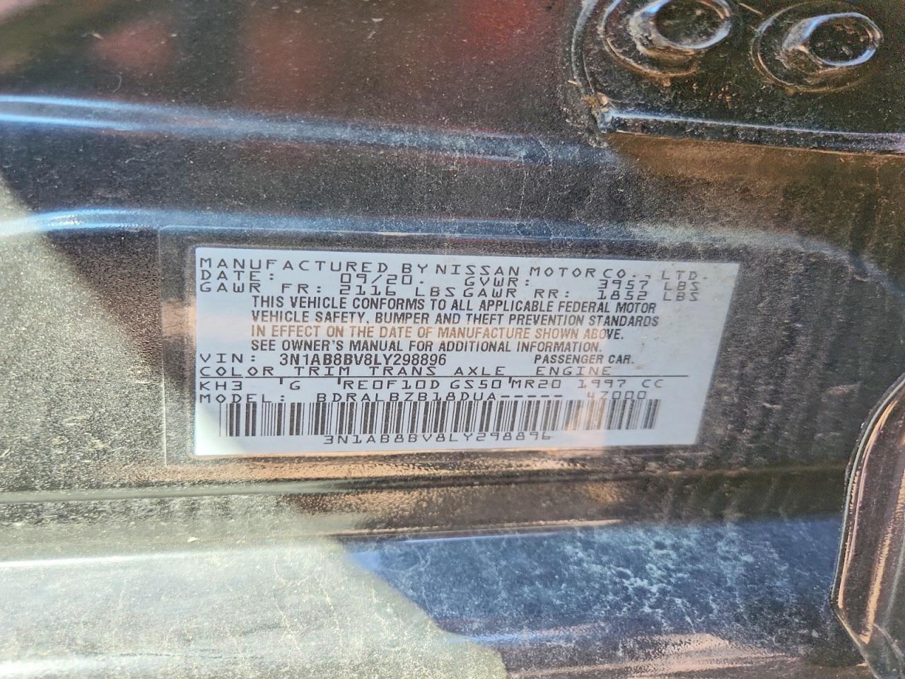 2020 Nissan Sentra S - zdjęcie 12