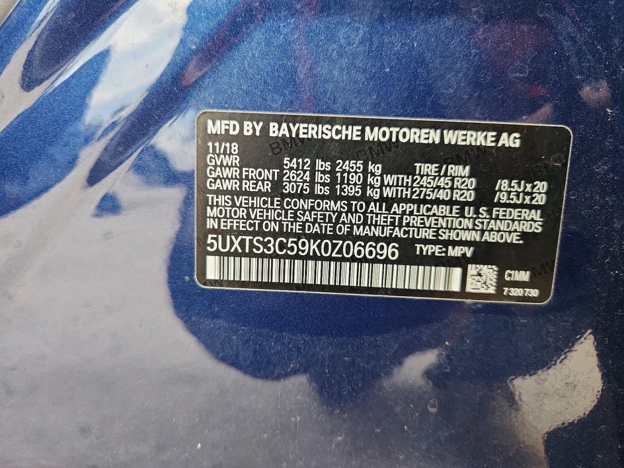 2019 BMW X3 xDrivem40I - zdjęcie 13