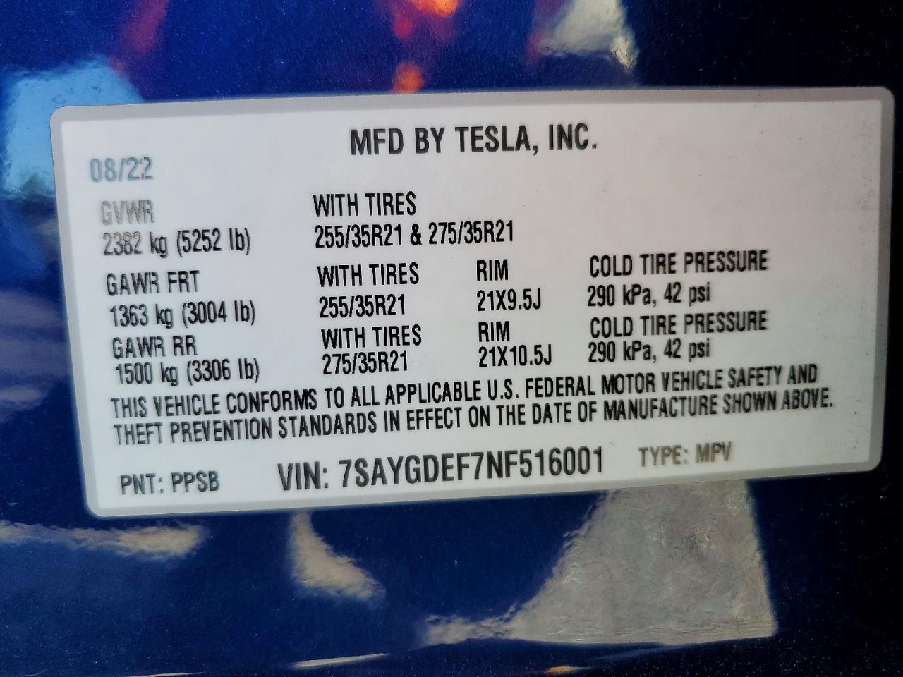 2022 Tesla Model Y - zdjęcie 12