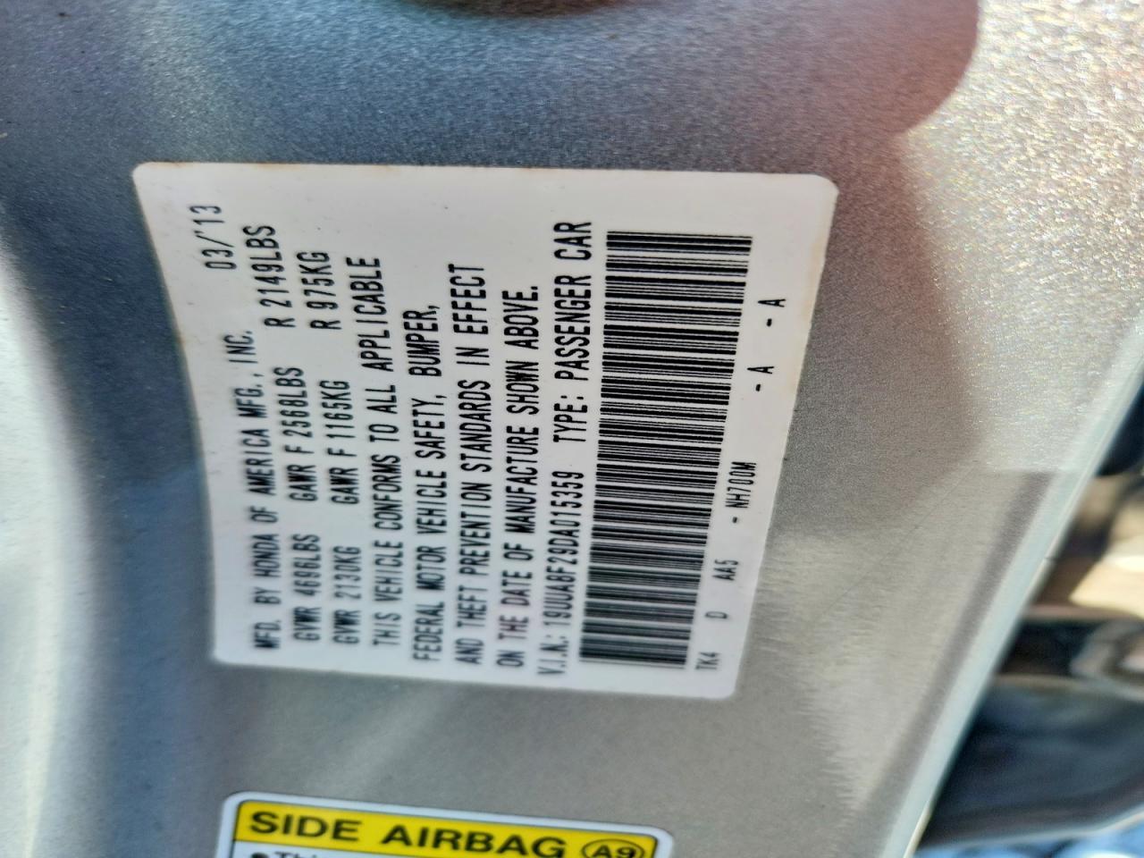 2013 Acura Tl - zdjęcie 12