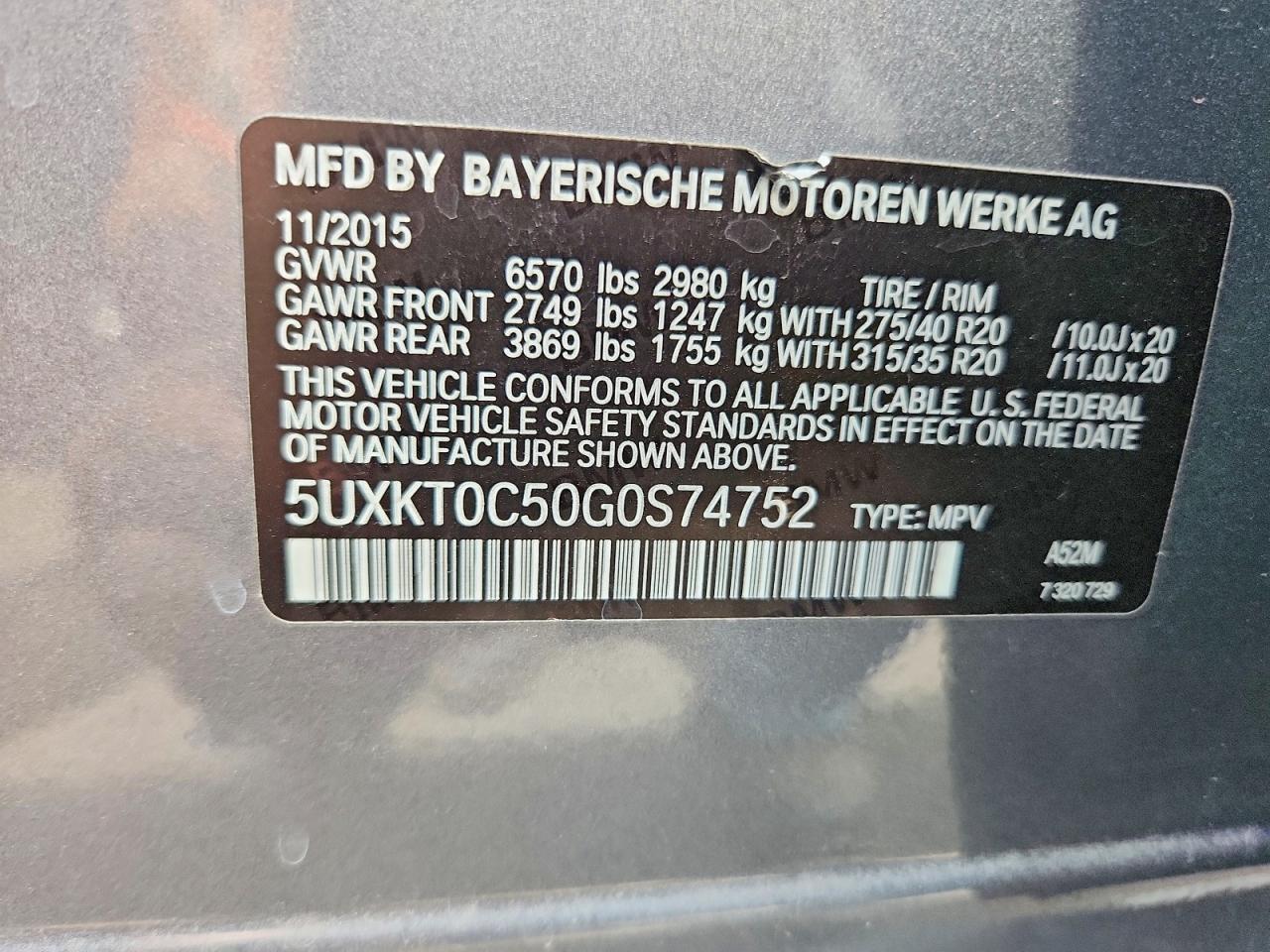 2016 BMW X5 Xdr40E - zdjęcie 13