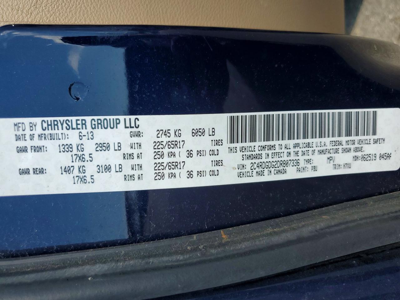 2013 Dodge Grand Caravan Crew - zdjęcie 13