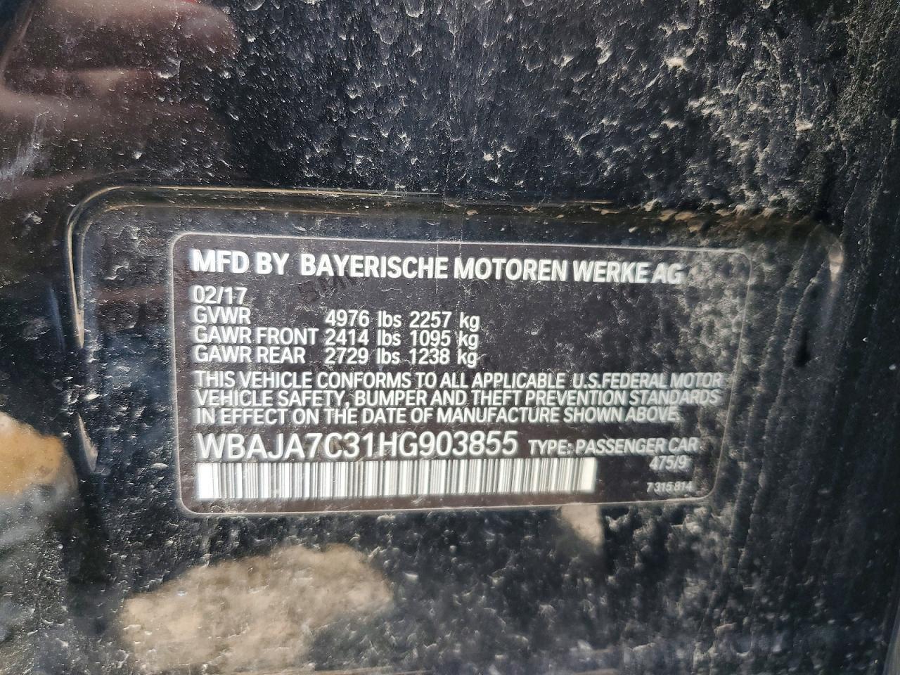 2017 BMW Seria 5 530i - zdjęcie 13