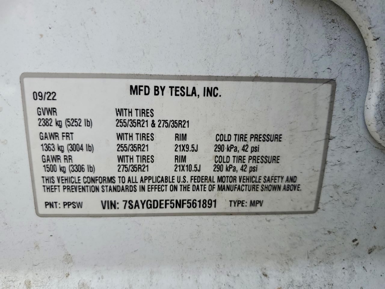 2022 Tesla Model Y - zdjęcie 12