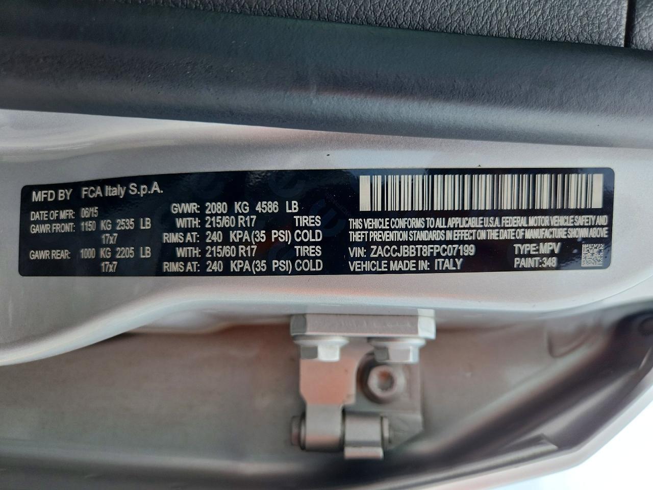 2015 Jeep Renegade Latitude - zdjęcie 14