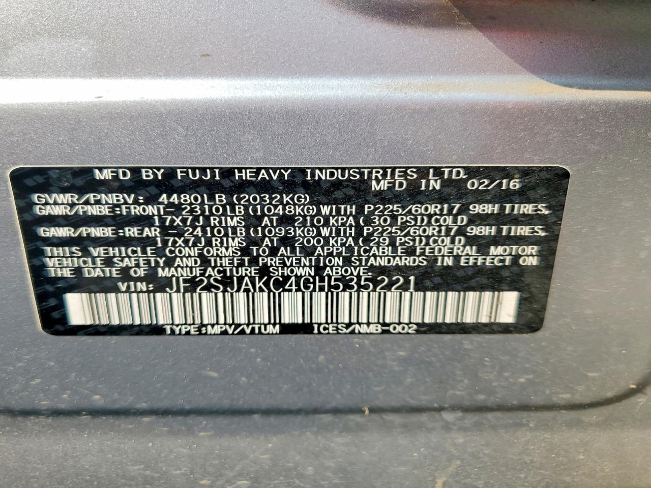 2016 Subaru Forester 2.5I Limited - zdjęcie 13
