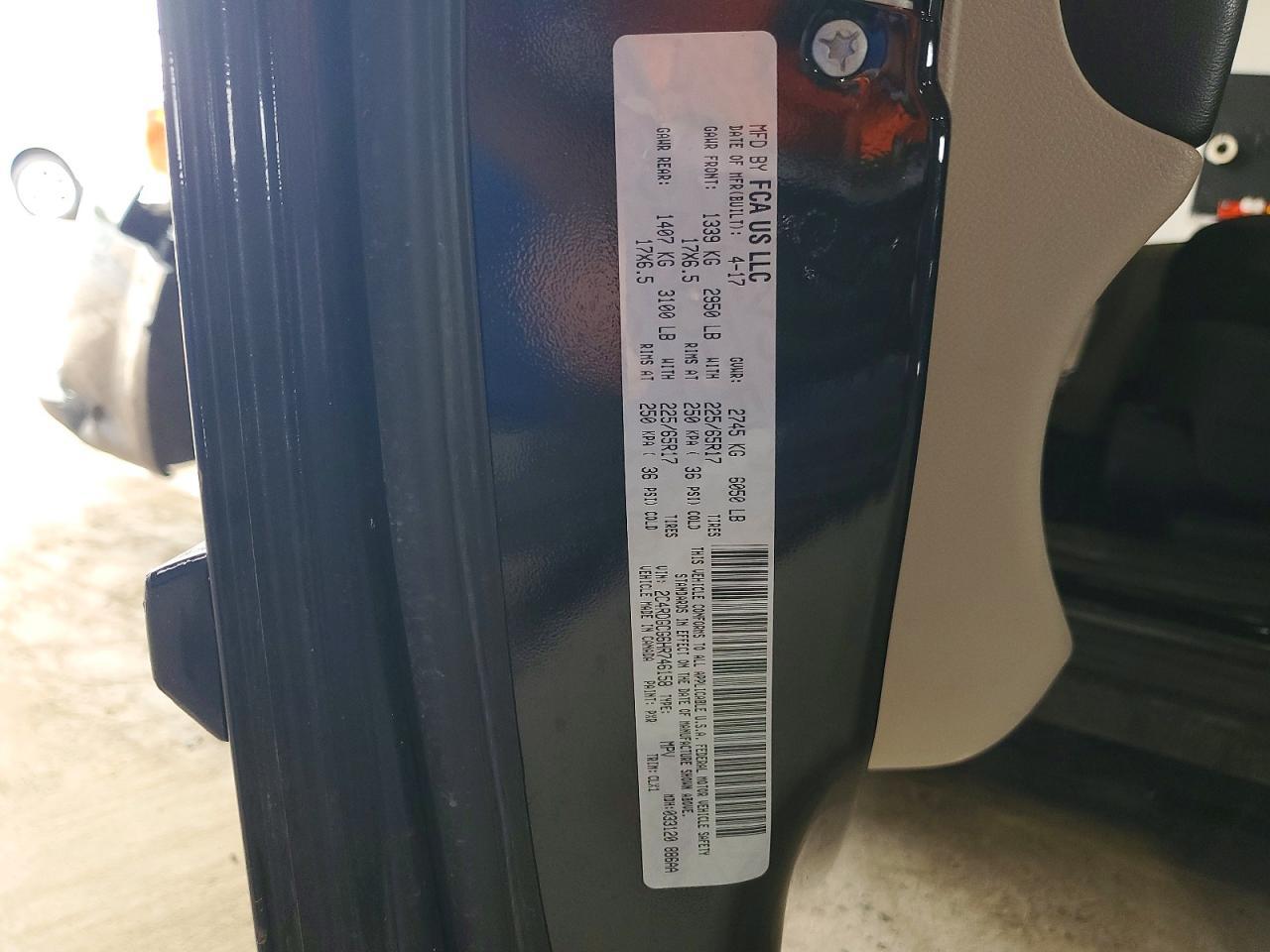 2017 Dodge Grand Caravan Sxt - zdjęcie 12