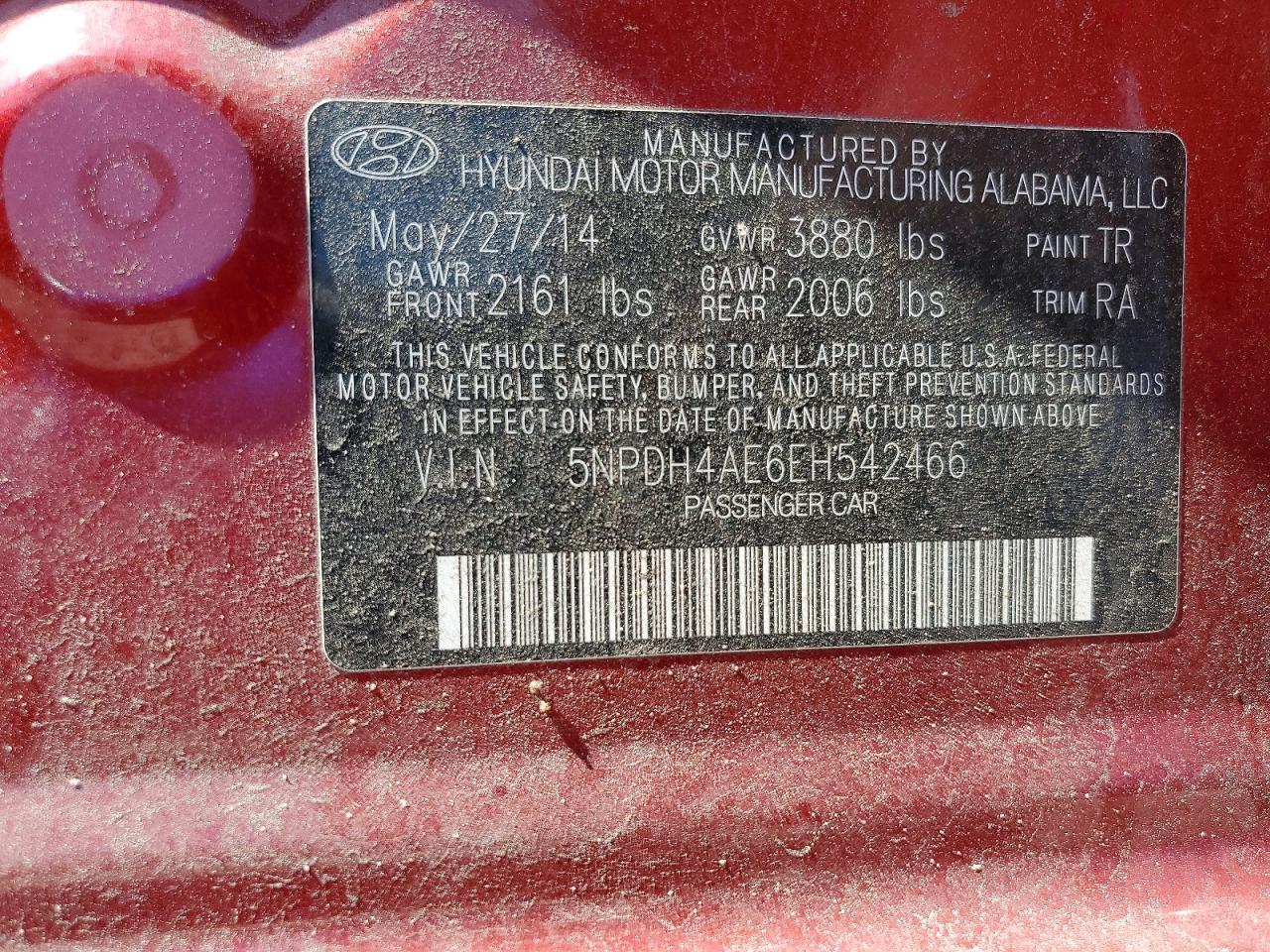 2014 Hyundai Elantra Se - zdjęcie 12