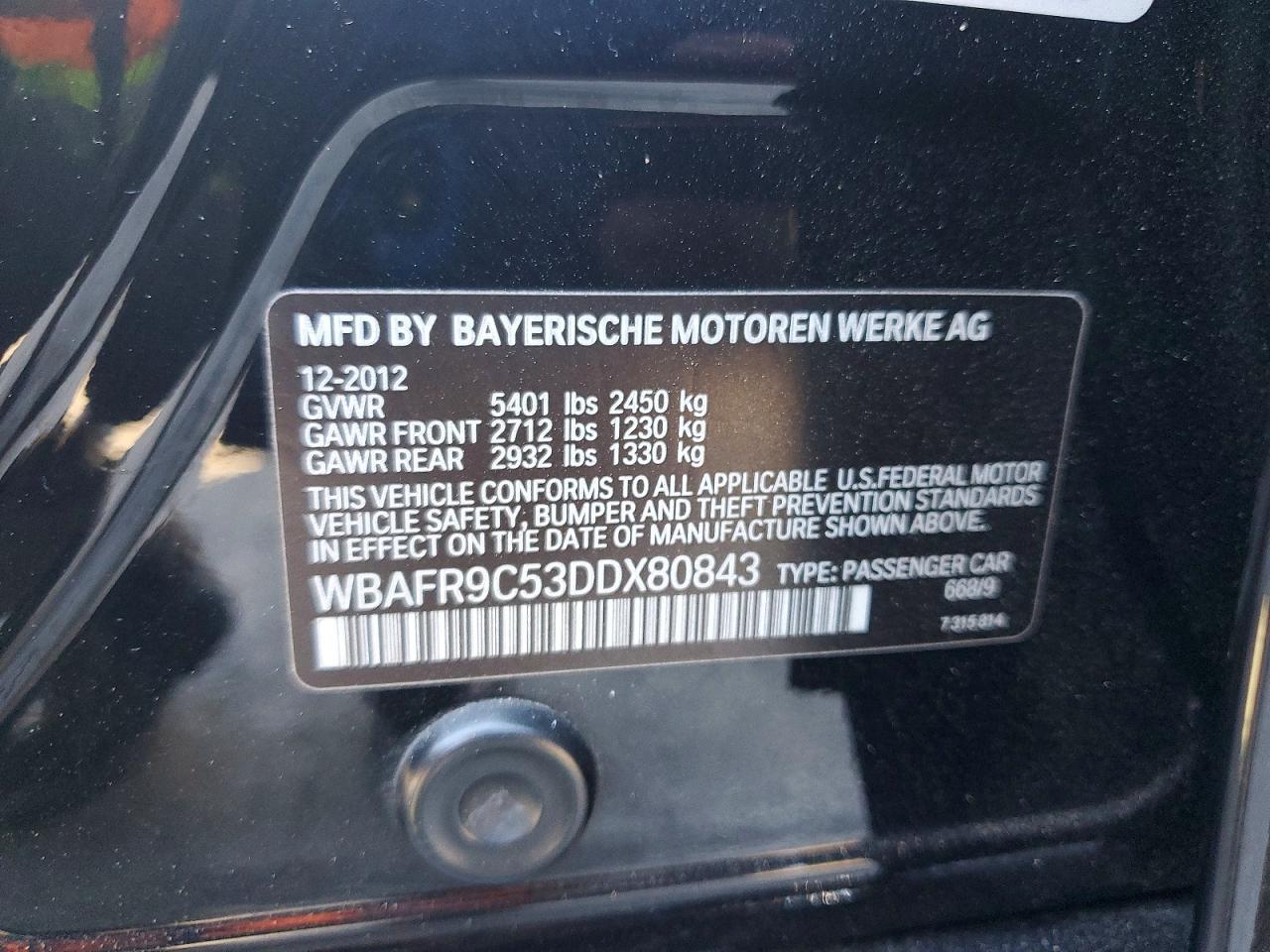 2013 BMW 550 I - zdjęcie 12