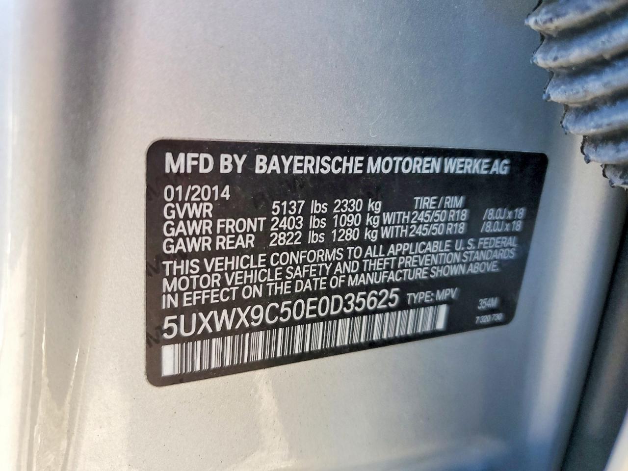 2014 BMW X3 xDrive28I - zdjęcie 13