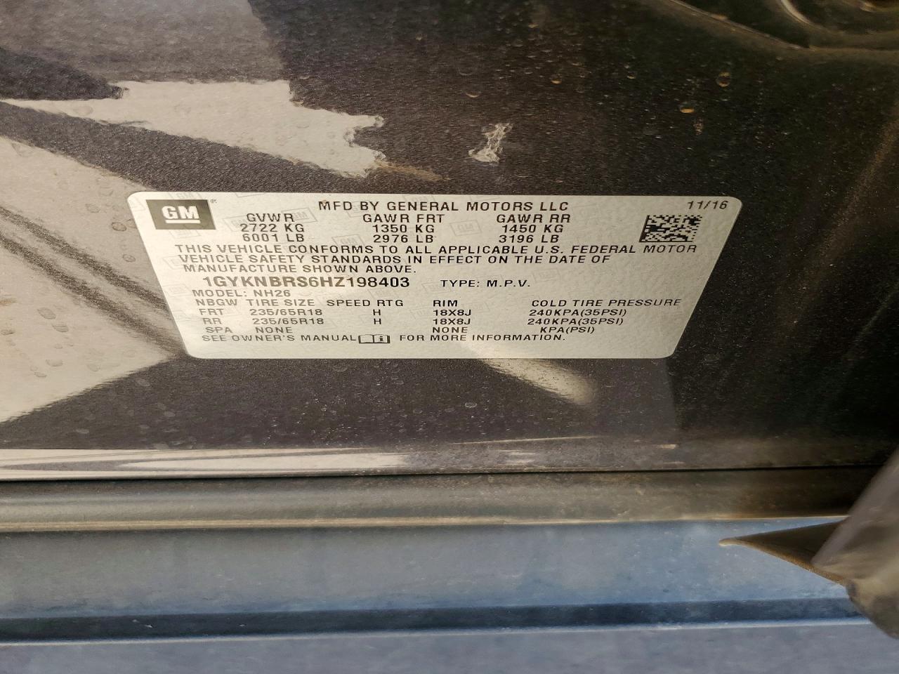 2017 Cadillac Xt5 Luxury - zdjęcie 12