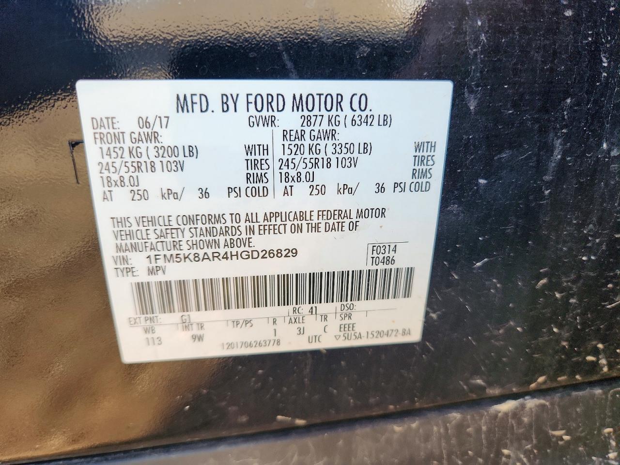 2017 Ford Explorer Police Interceptor - zdjęcie 12
