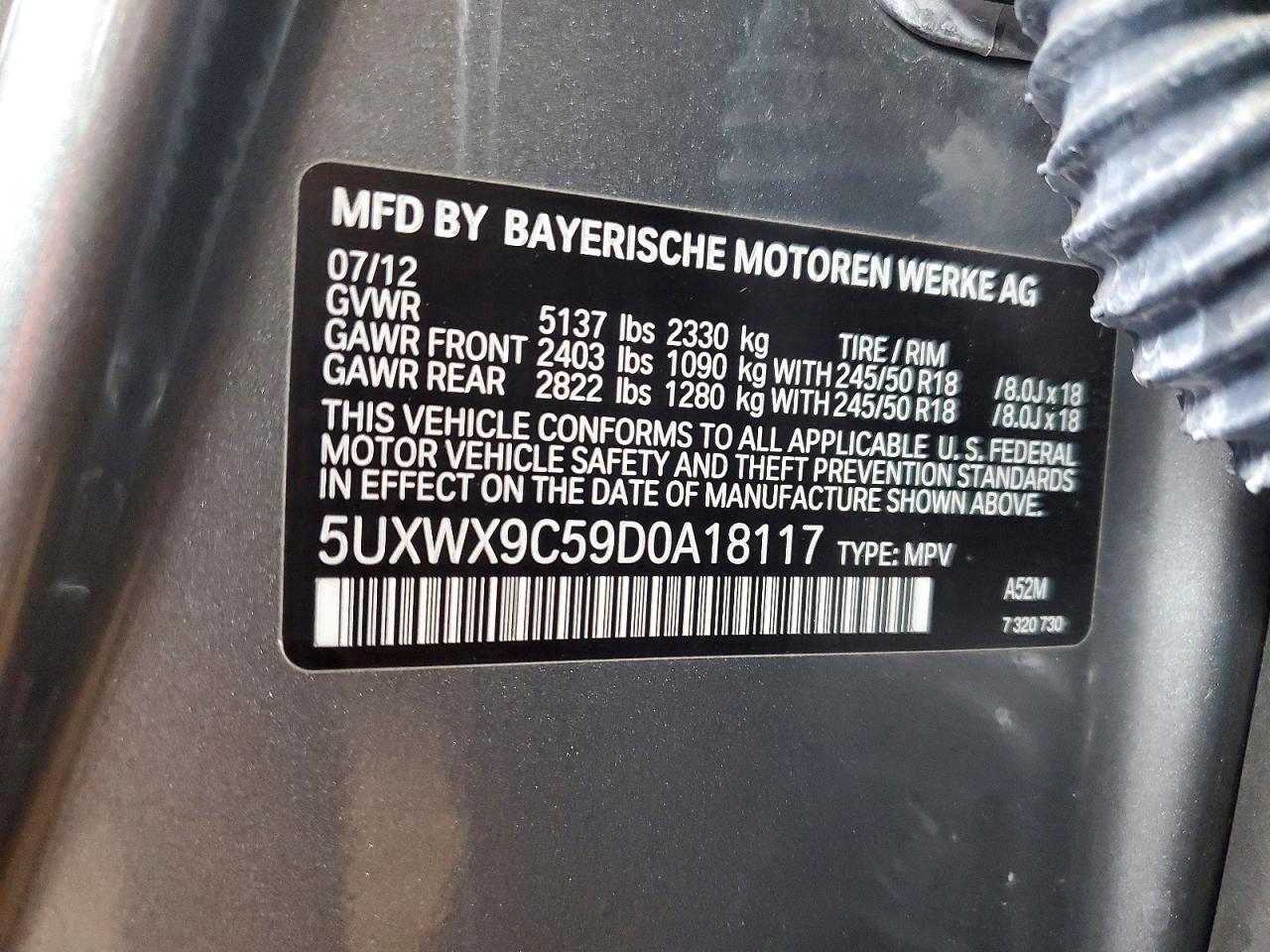 2013 BMW X3 xDrive28I - zdjęcie 14