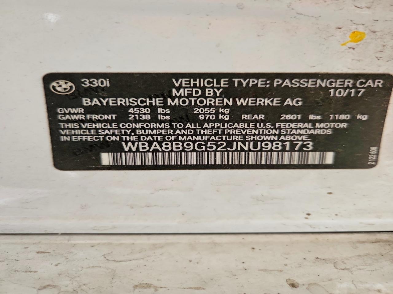 2018 BMW 330 I - zdjęcie 12