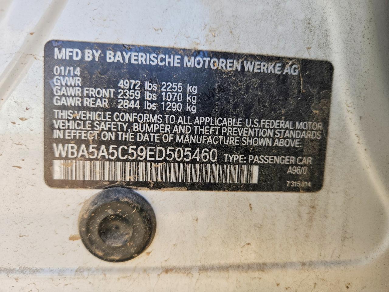 2014 BMW 528 I - zdjęcie 12