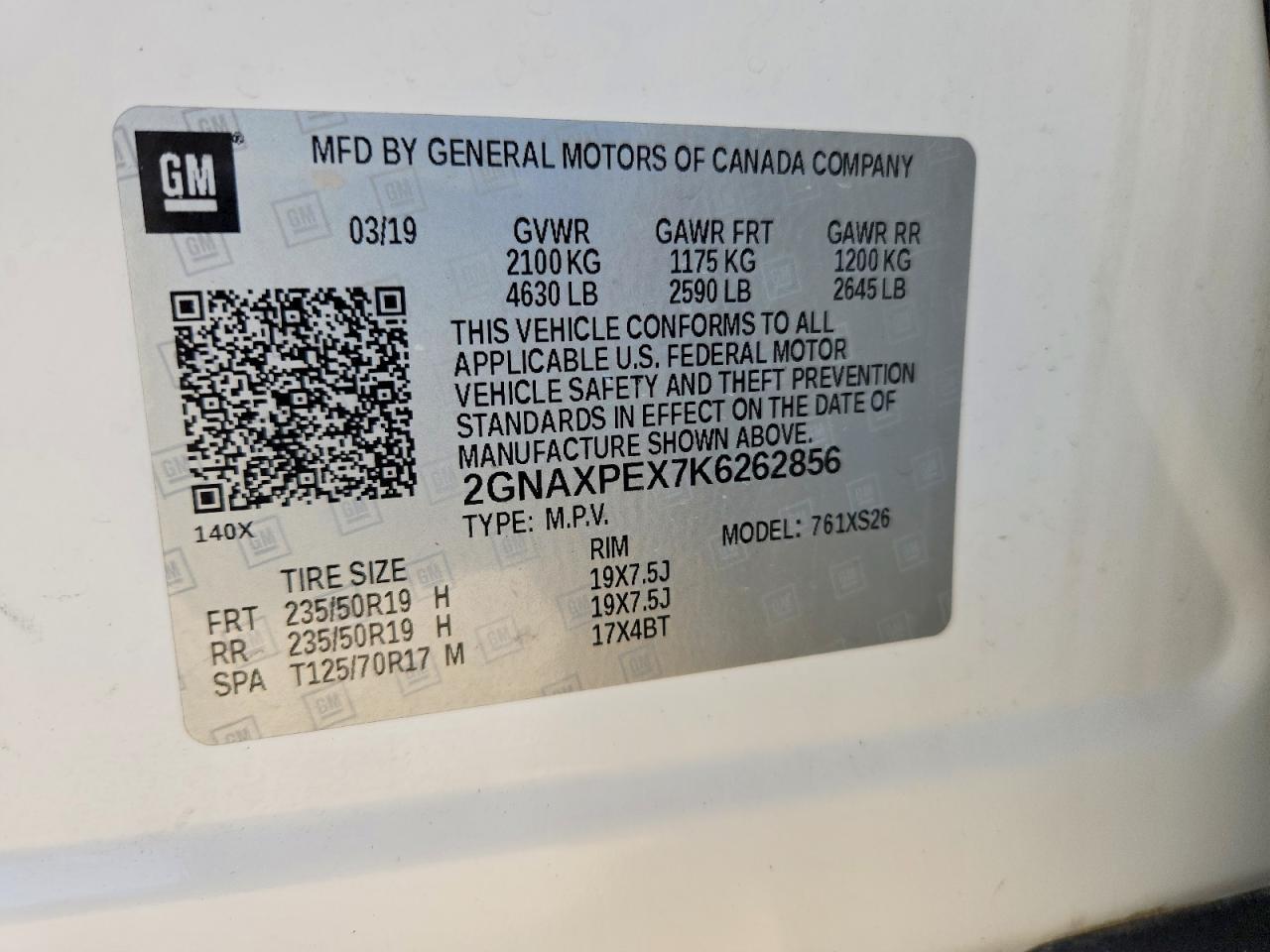 2019 Chevrolet Equinox Premier - zdjęcie 13