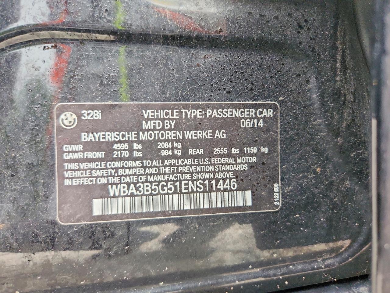2014 BMW Seria 3 328i - zdjęcie 12