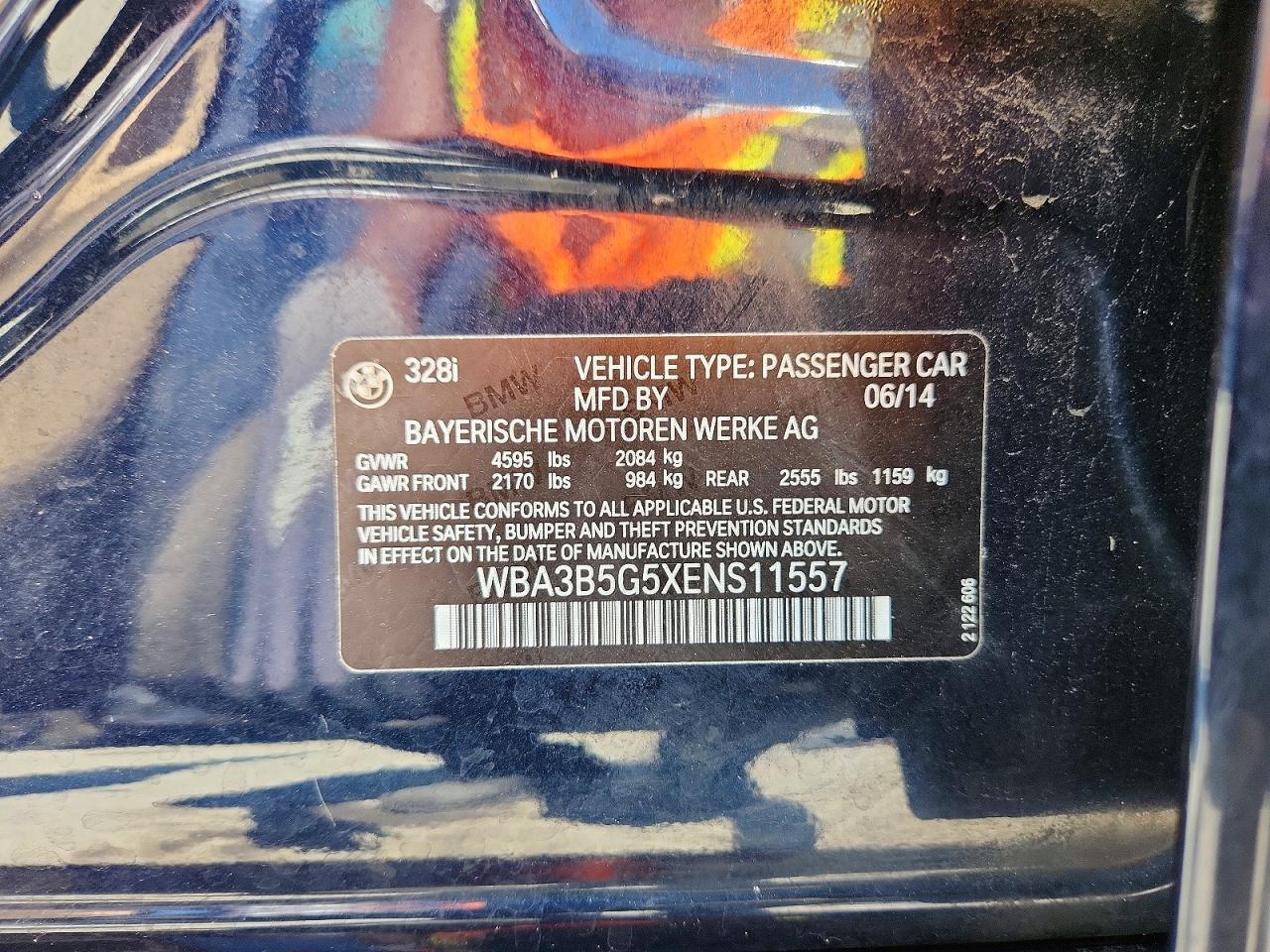 2014 BMW Seria 3 328i - zdjęcie 13