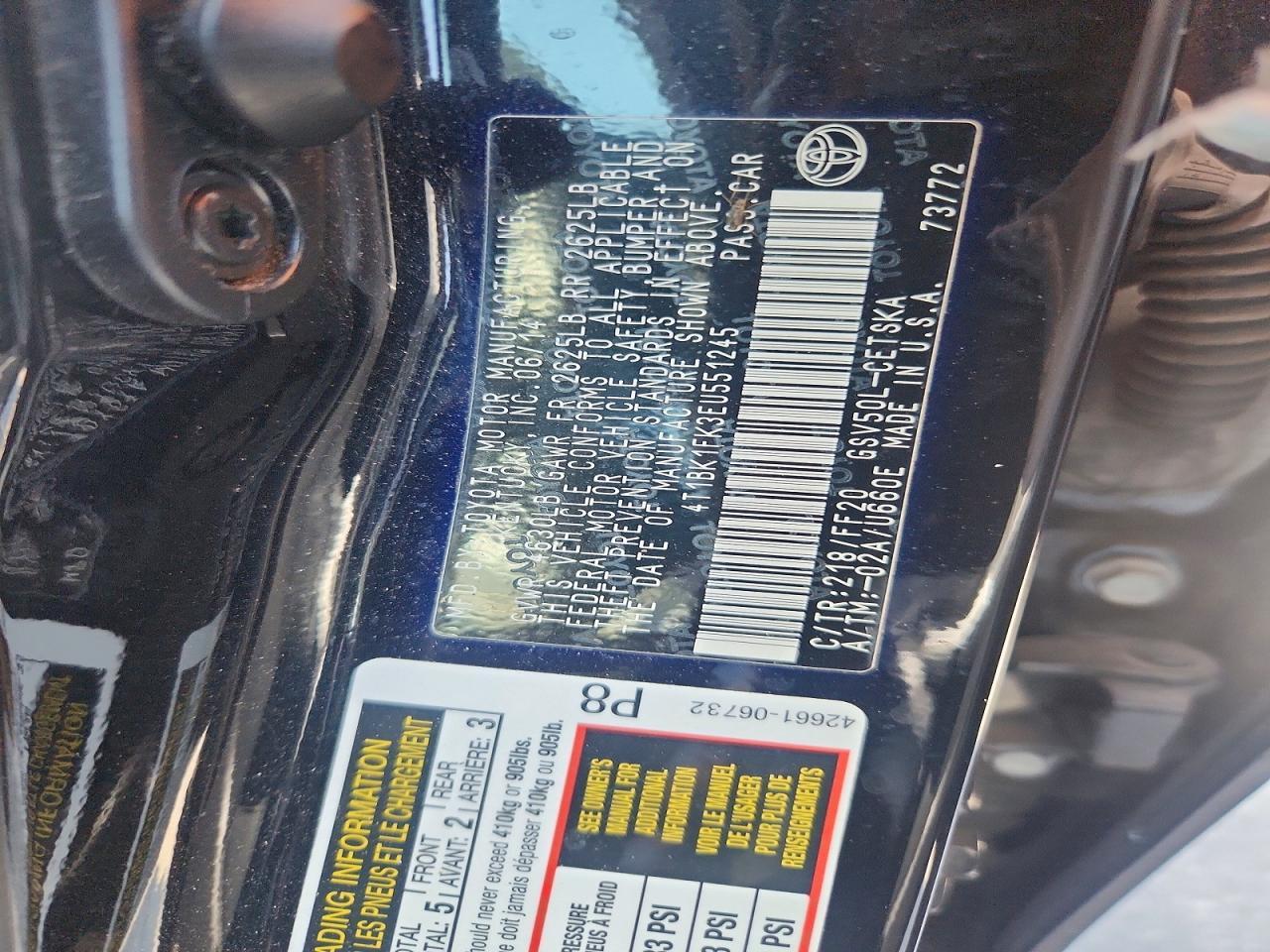 2014 Toyota Camry Se V6 - zdjęcie 12