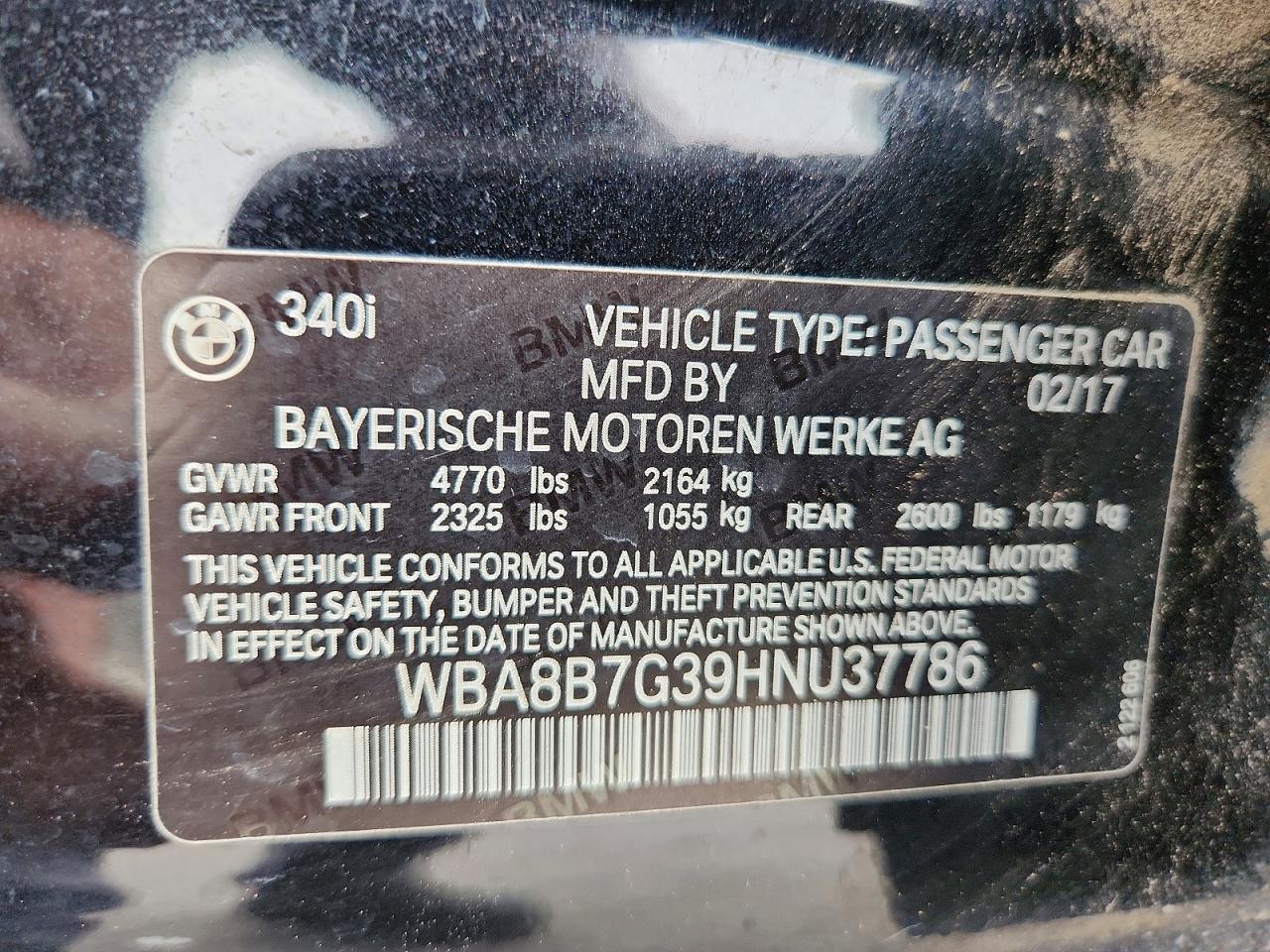 2017 BMW 340 Xi - zdjęcie 12