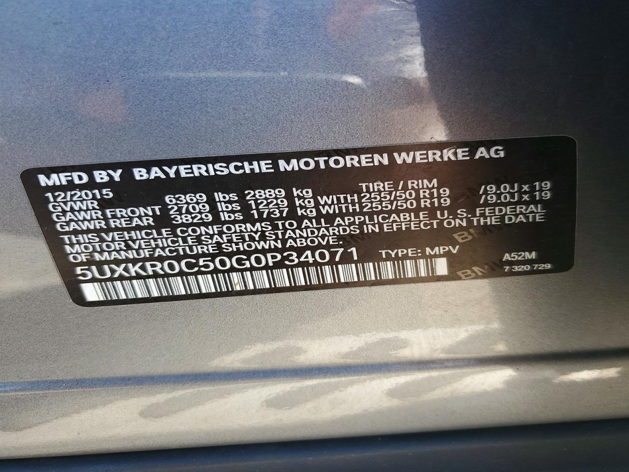 2016 BMW X5 xDrive35I - zdjęcie 13