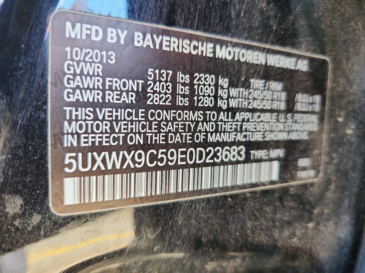 2014 BMW X3 xDrive28I - zdjęcie 13
