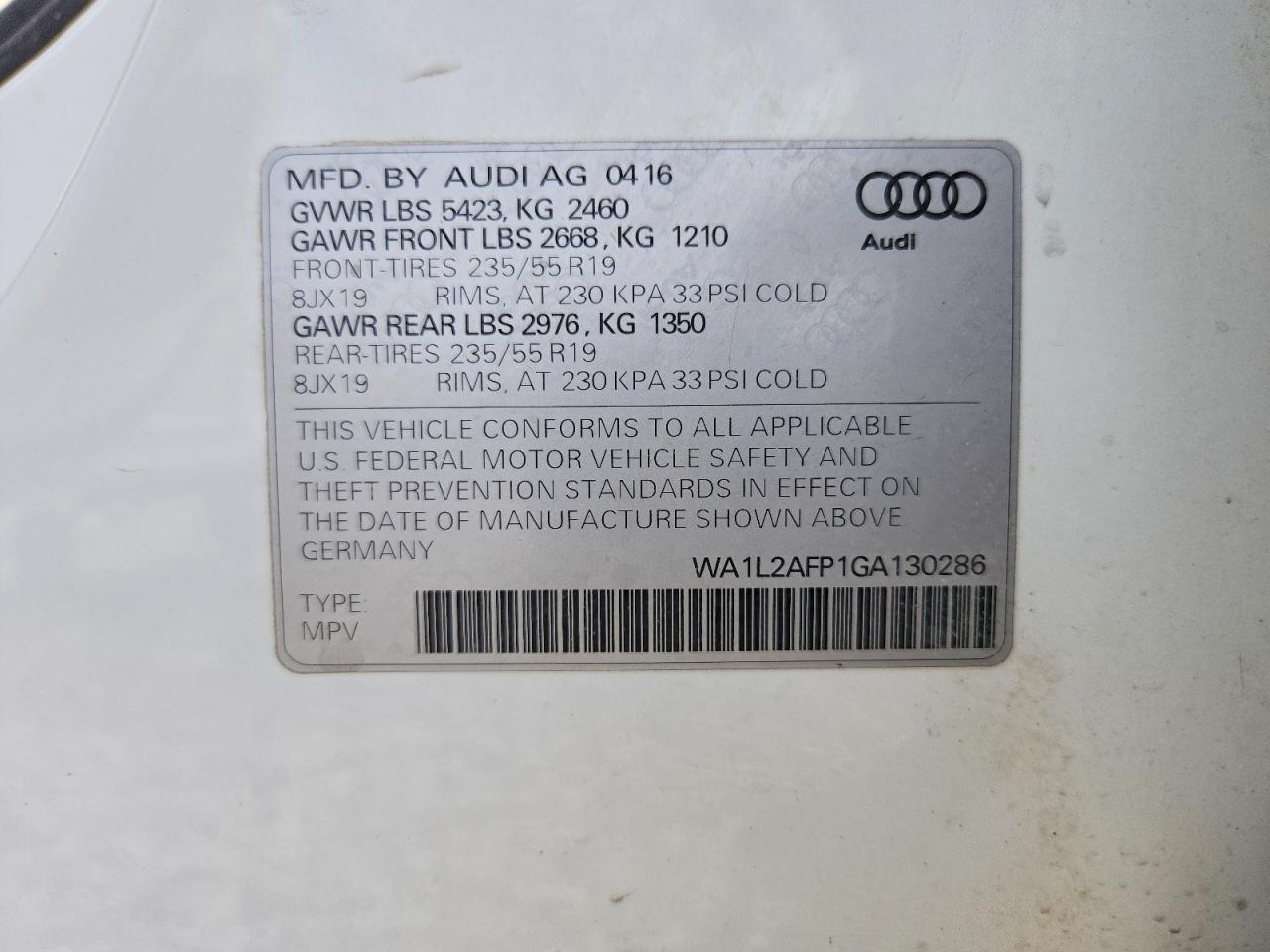 2016 Audi Q5 Premium Plus - zdjęcie 13