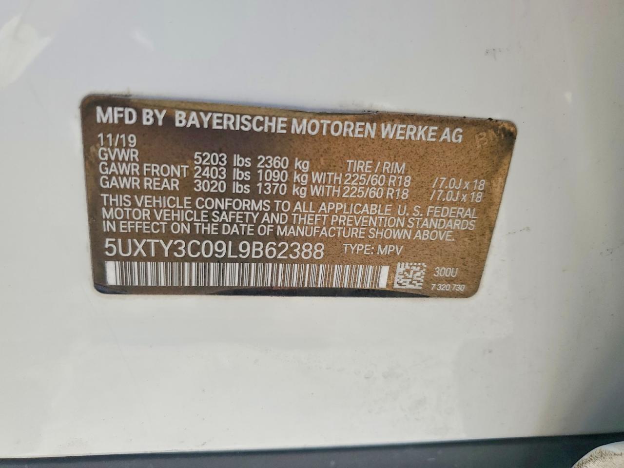 2020 BMW X3 Sdrive30I - zdjęcie 13