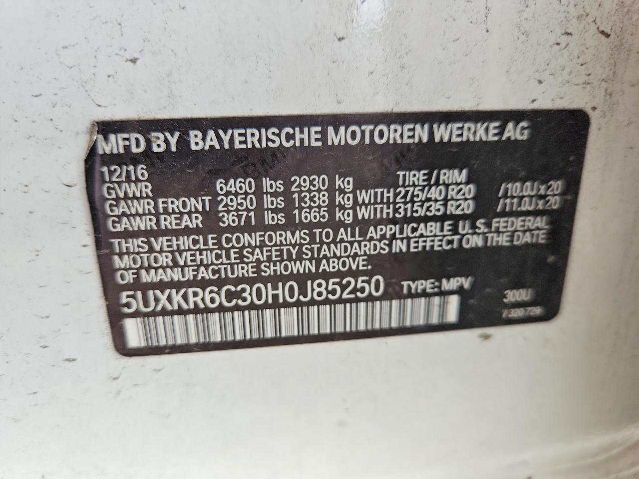 2017 BMW X5 xDrive50I - zdjęcie 13