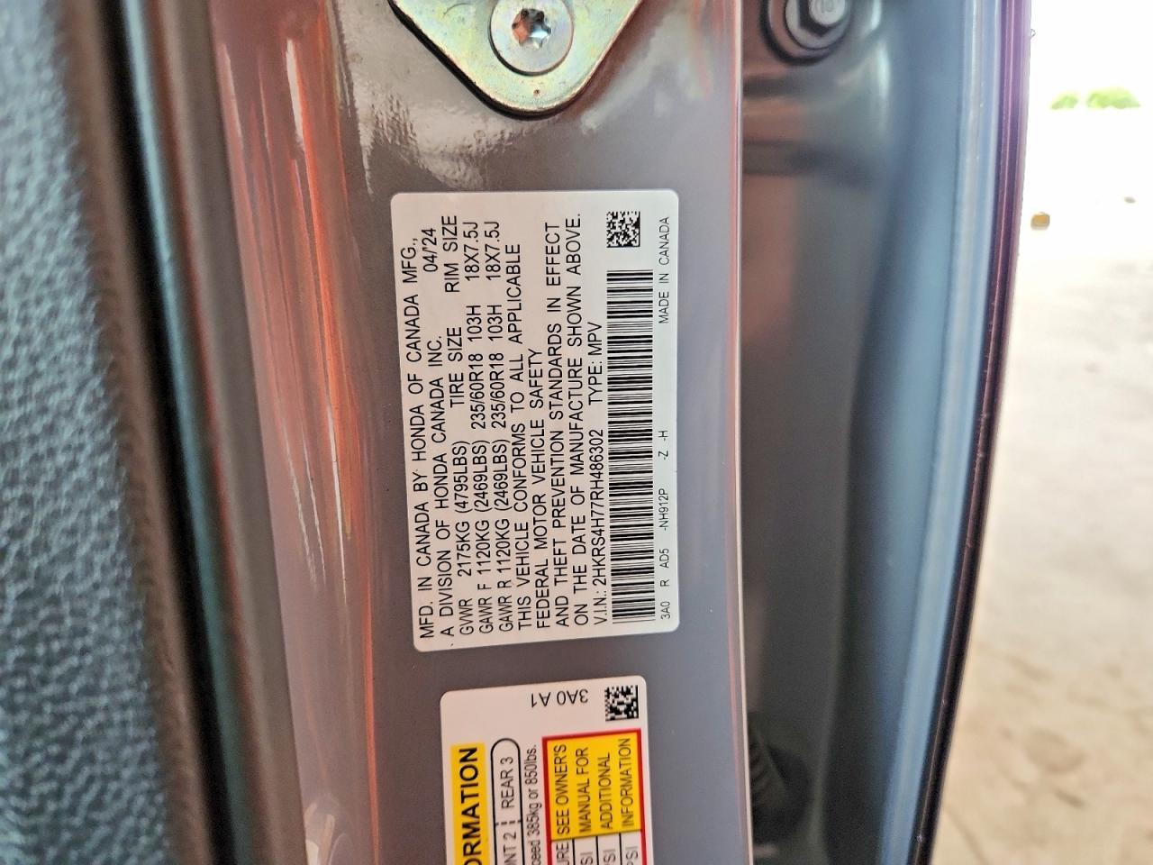 2024 Honda Cr-V Exl - zdjęcie 13
