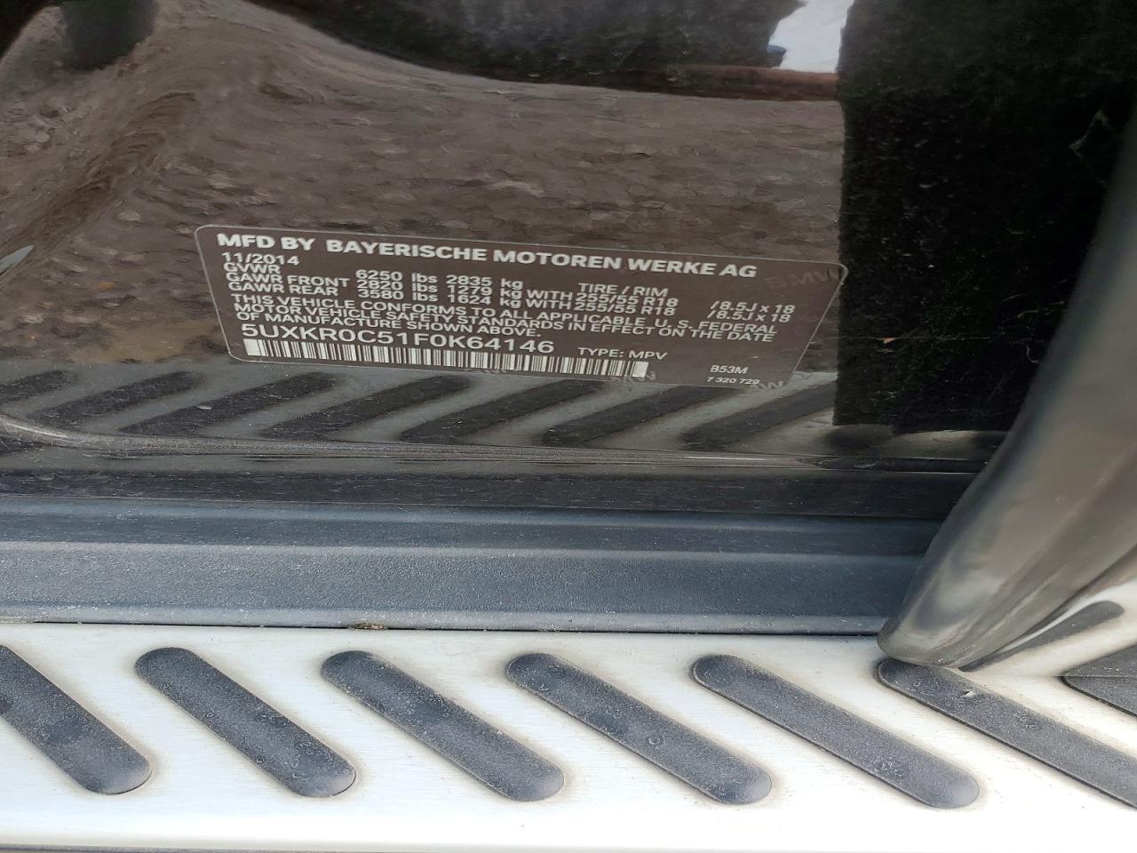 2015 BMW X5 xDrive35I - zdjęcie 12