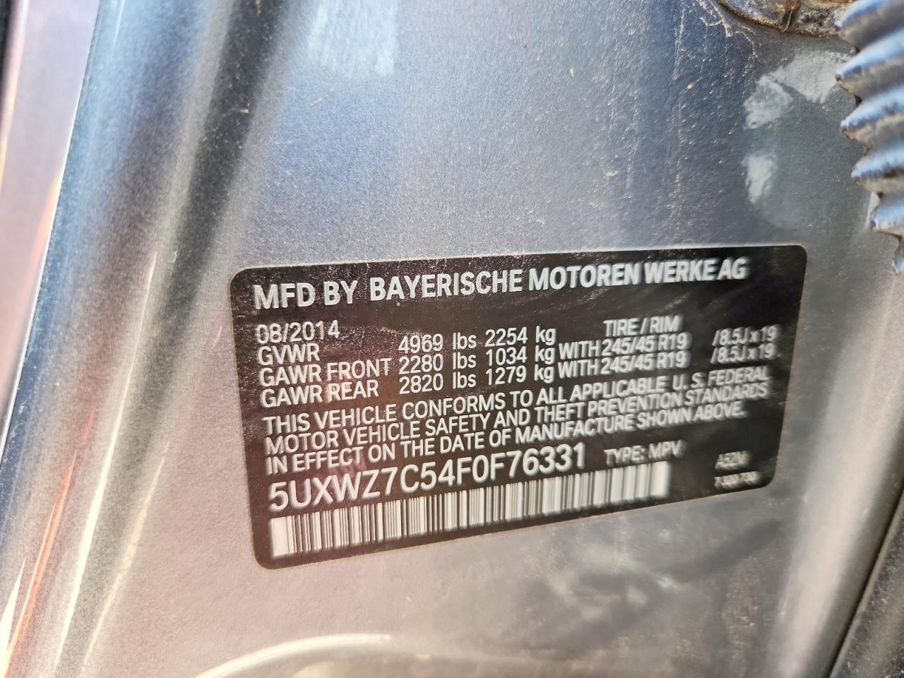 2015 BMW X3 Sdrive28I - zdjęcie 12