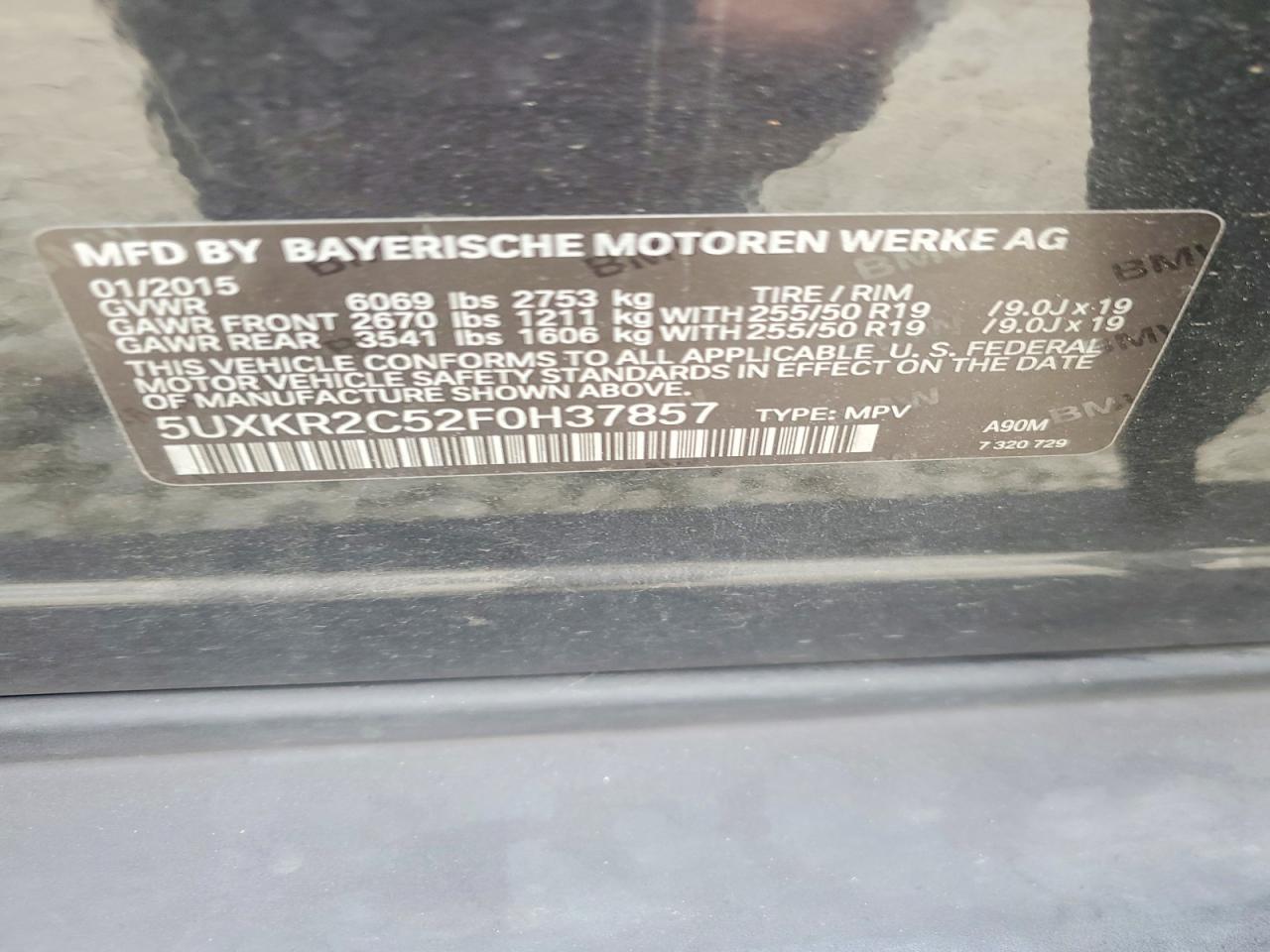2015 BMW X5 Sdrive35I - zdjęcie 14