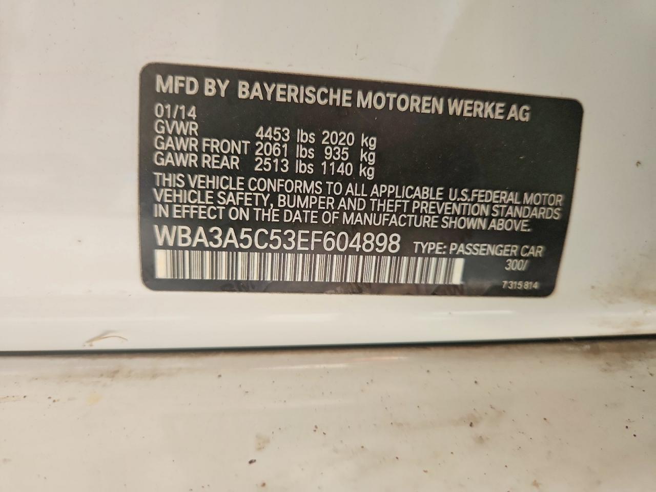 2014 BMW 328 I - zdjęcie 12