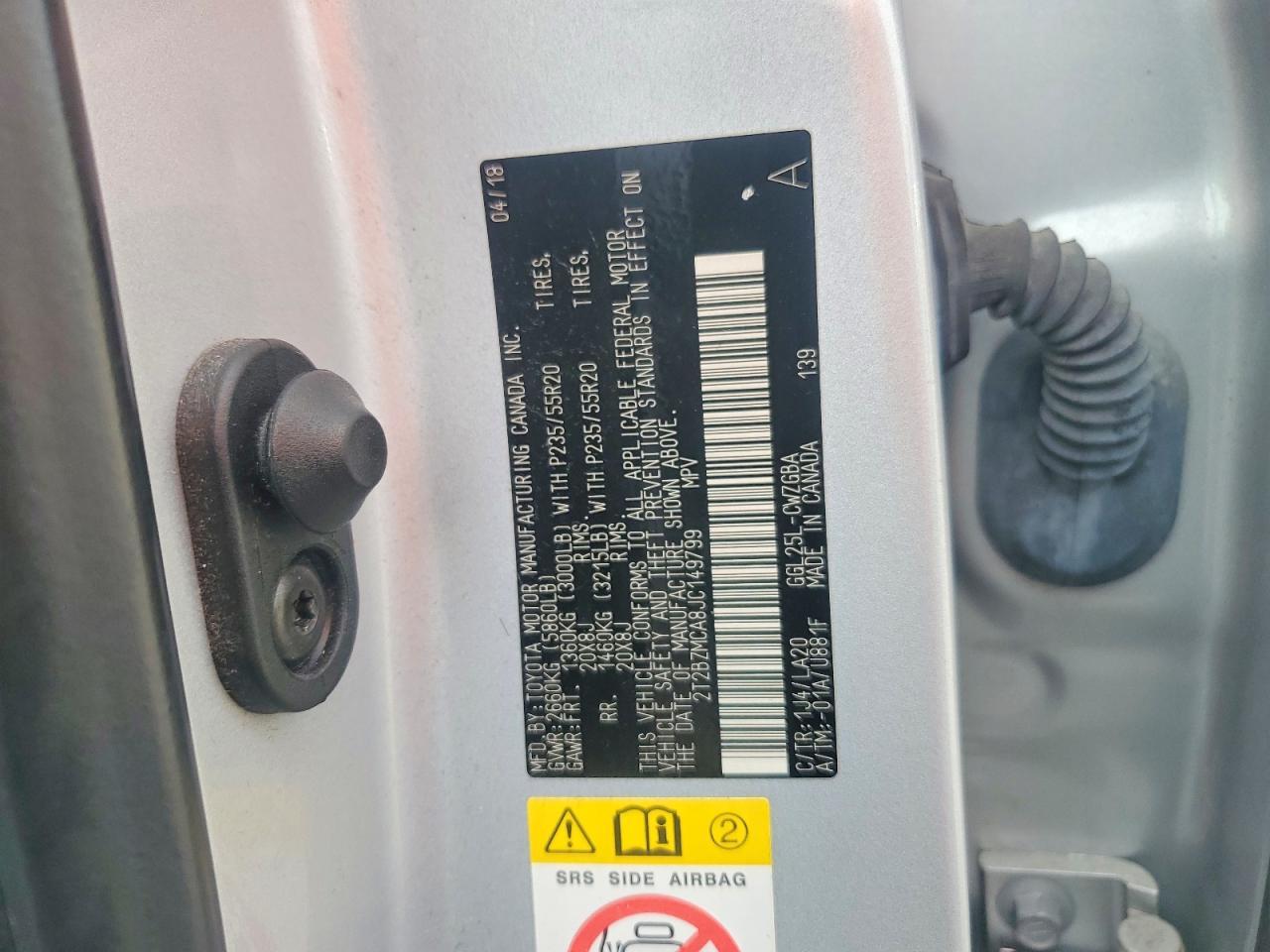 2018 Lexus Rx 350 Base - zdjęcie 13