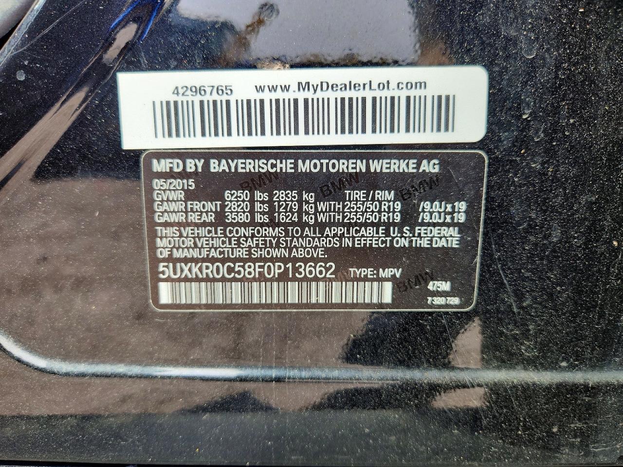 2015 BMW X5 xDrive35I - zdjęcie 12
