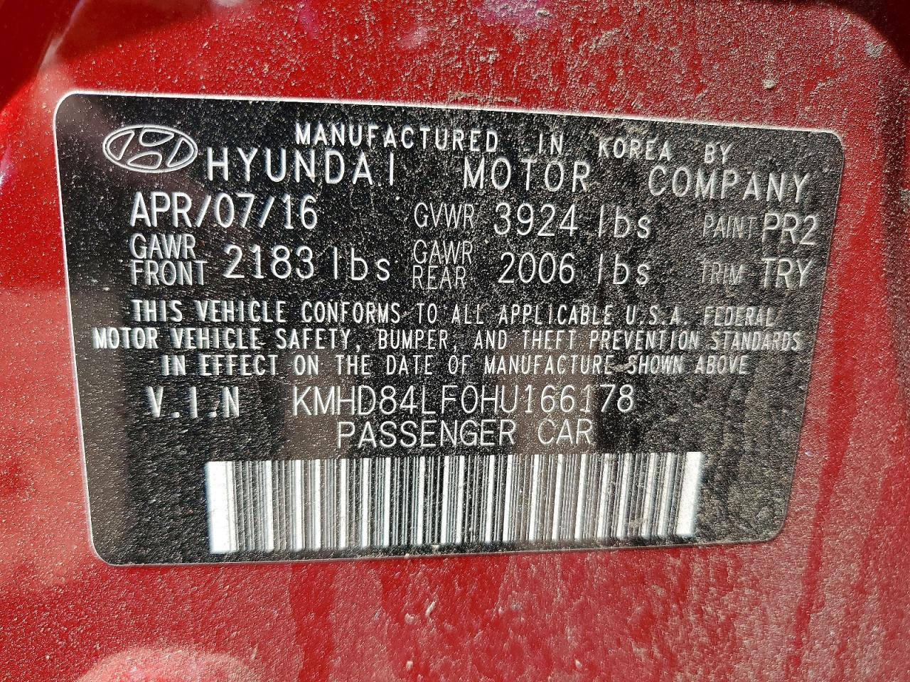 2017 Hyundai Elantra Limited - zdjęcie 13