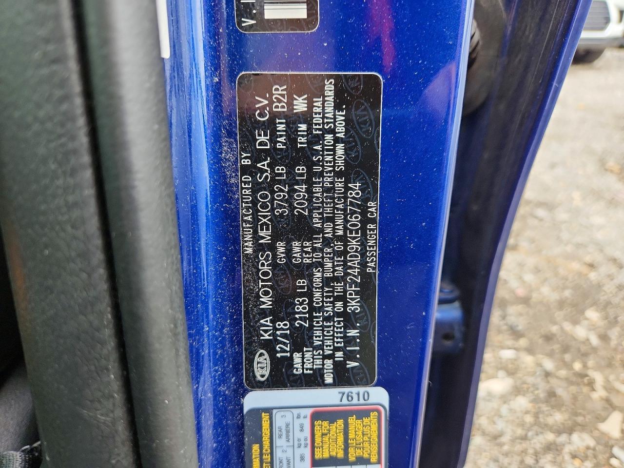 2019 Kia Forte Lxs - zdjęcie 12