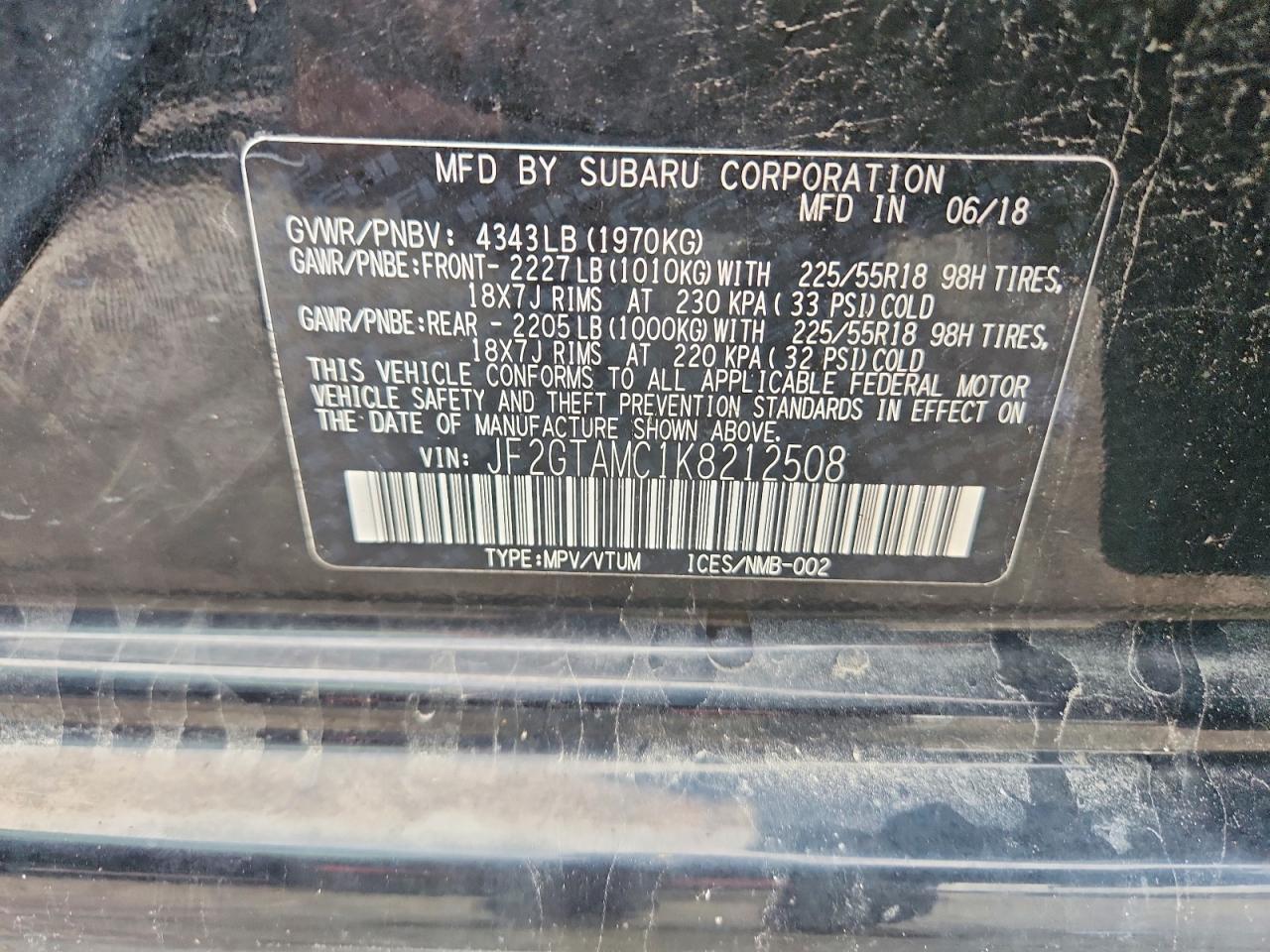 2019 Subaru Crosstrek Limited - zdjęcie 13