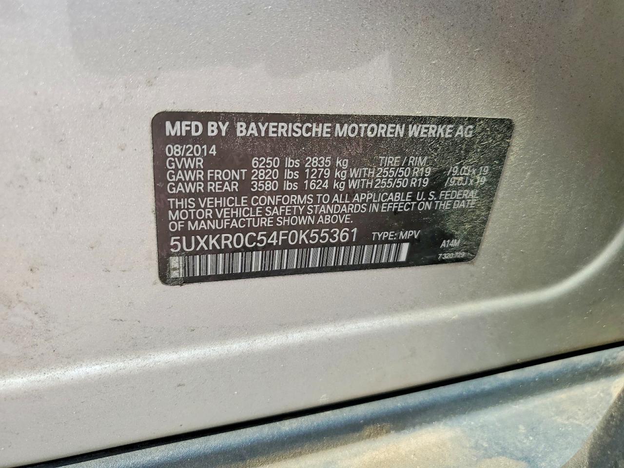 2015 BMW X5 xDrive35I - zdjęcie 12