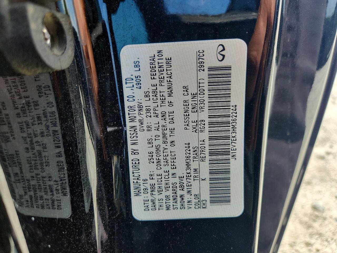 2017 Infiniti Q60 3.0T Premium - zdjęcie 12