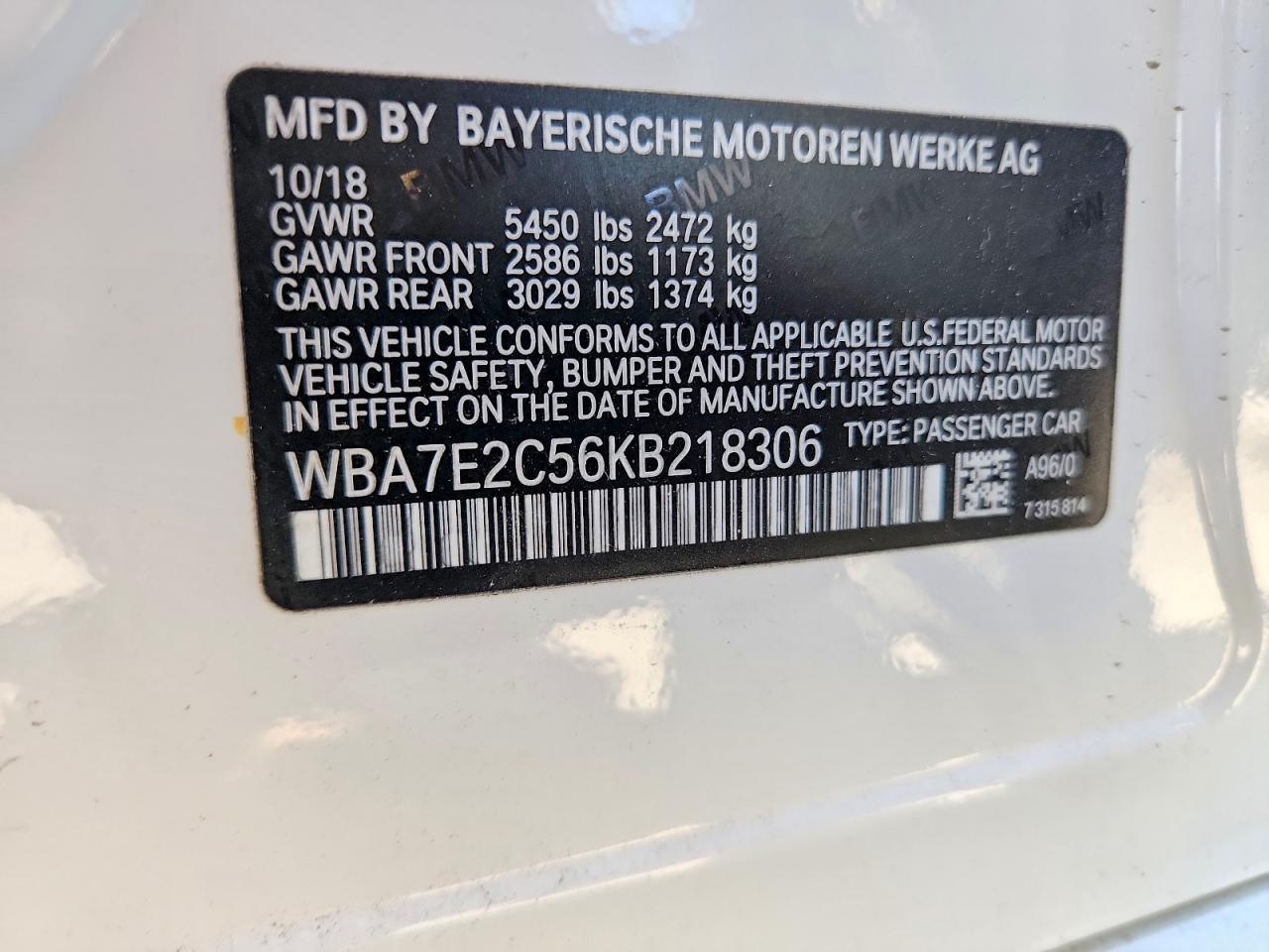 2019 BMW 740 I - zdjęcie 12